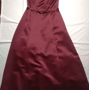 Michaelangelo Dress Women's Size 2 Maroon Formal Bridesmaids Prom Dress Gown